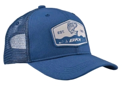 BKK Striped Bass Trucker Navy Blue Şapka - BKK
