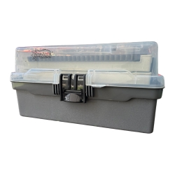 Captain 2 Raflı Gri Balıkçı Kutusu - Captain