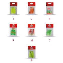 Captain 3594 Octopus Curly 6cm Silikon Yem - Captain