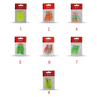 Captain 3594 Octopus Curly 6cm Silikon Yem - 1