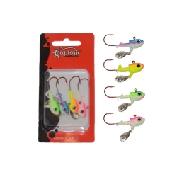 Captain 6416 Rapstory Mix Color Jig Head - Captain