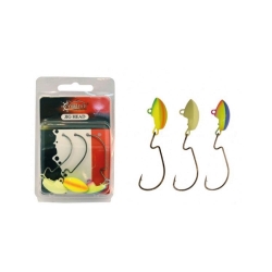 Captain 6448 Curret 14gr Mafsallı Mix Color Jig Head - Captain