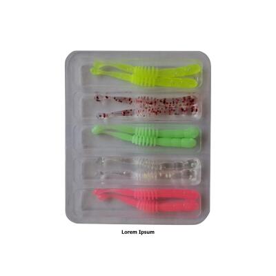 Daiwa Aji Hunter Worm Shirasu 2.0 5cm Silikon Yem - 4