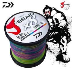 Daiwa J-Braid 8B Multicolor 1500m İp Misina - Daiwa