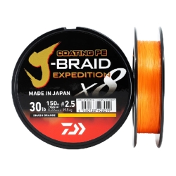 Daiwa J-Braid Expedition 8B Smash Orange 150m İp Misina - Daiwa
