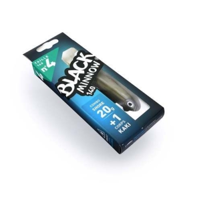 Fiiish Black Minnow BM140/4 2x+1 Combo Shore Silikon Yem - 1