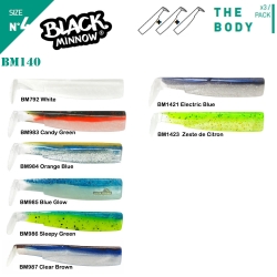Fiiish Black Minnow BM140/4 3X Gövde Silikon Yem - 2
