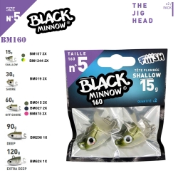 Fiiish Black Minnow BM160/5 Jig Head - Fiiish