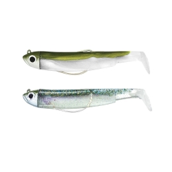 Fiiish Black Minnow BM70/1 2X+2 Double Combo Shore Silikon Yem - 1
