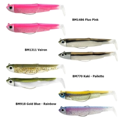 Fiiish Black Minnow BM90/2 2X+2 Double Combo Shore Silikon Yem - Fiiish