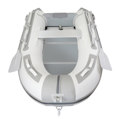 Fishika 240cm Beyaz Ahşap Taban Omurgalı Şişme Bot - 4