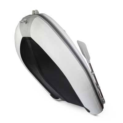 Fishika 240cm Beyaz Ahşap Taban Omurgalı Şişme Bot - 5