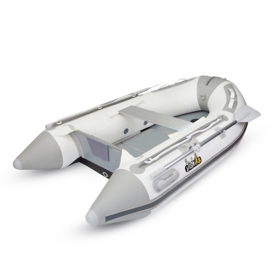 Fishika 240cm Beyaz Ahşap Taban Omurgalı Şişme Bot - 1