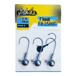 Fishika 2500 #3/0 10gr Jig Head - 1