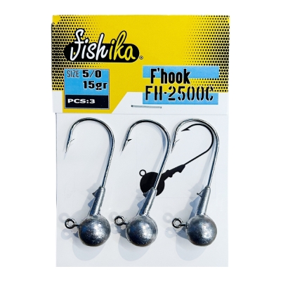 Fishika 2500 #5/0 15gr Jig Head - 1