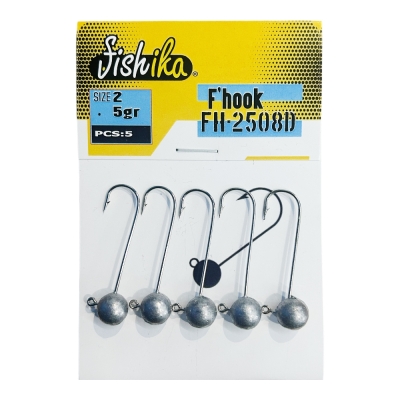 Fishika 2508 #2 5gr Jig Head - 1