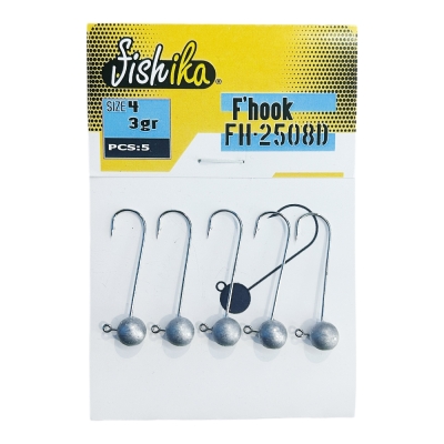 Fishika 2508 #4 3gr Jig Head - 1