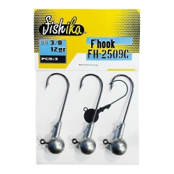Fishika 2509 #3/0 12gr Jig Head - Fishika