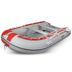 Fishika 370cm Kırmızı Alüminyum Taban Omurgalı Şişme Bot - 2