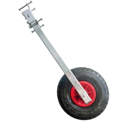 Fishika Galvanizli Büyük Boy Bot Taşıma Tekerleği - 2