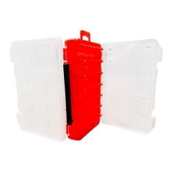 Fishika Lure Box 10cm Turuncu Çift Taraflı Balıkçı Kutusu - 2