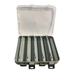 Fishika Lure Box 14,5cm Gri Çift Taraflı Balıkçı Kutusu - Fishika