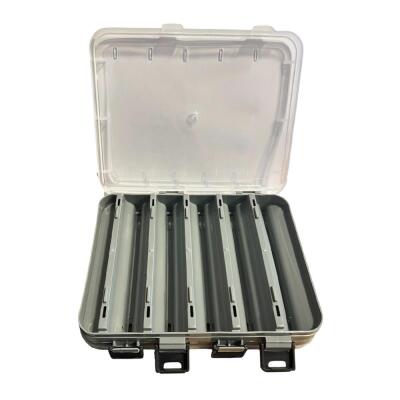 Fishika Lure Box 14,5cm Gri Çift Taraflı Balıkçı Kutusu - 1