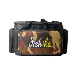Fishika Tackle Bag Camouflage Black Balıkçı Malzeme Çantası - Fishika