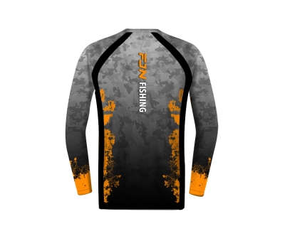 Fujin Camo Orange Performance T-Shirt - 3