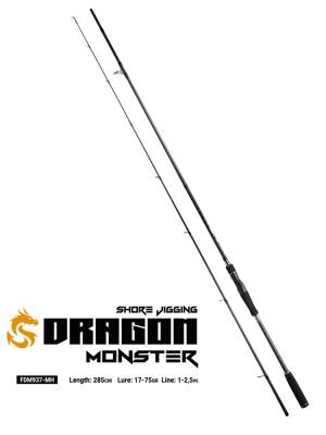 Fujin Dragon Monster 285 cm 17-75 gr Spin Kamış - 1