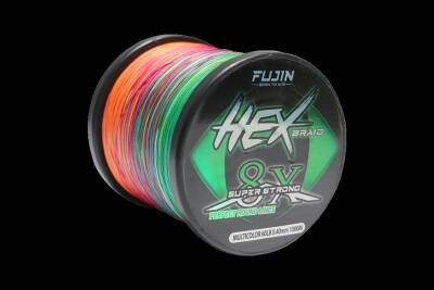 Fujin Hex Braid X8 1000mt Multicolor PE Bobin İp Misina - 2