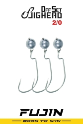 Fujin OffSet 2/0 Mafsallı Jig Head - 1