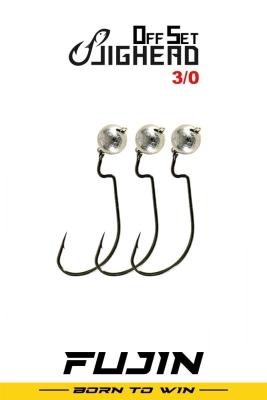 Fujin OffSet 3/0 Mafsallı Jig Head - 1