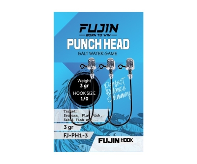 Fujin Punch Head 1/0 Jig Head - 3