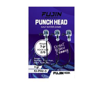 Fujin Punch Head 2/0 Jig Head - 3
