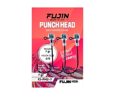 Fujin Punch Head 2/0 Jig Head - 4