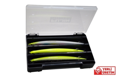 Fujin Tackle Box 21cm Çift Taraflı Maket Balık Kutusu - 3