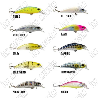 Fujin Ziggy 5cm 3,6gr Maket Yem - 2