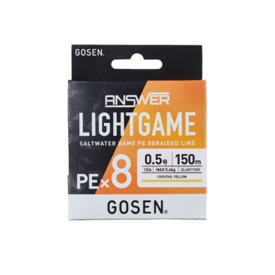 Gosen Answer Light Game 8B Coctail Yellow 150m İp Misina - 1