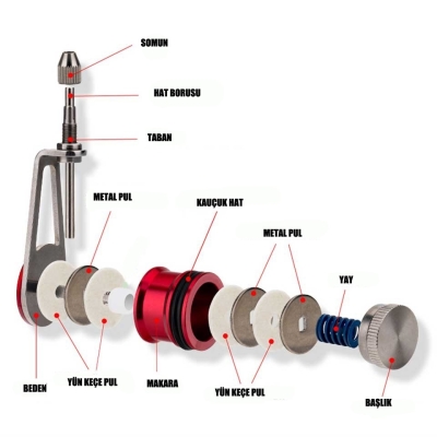 Gosen Bobin Knotter İp Misina Düğümleme Aparatı - 3