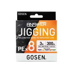 Gosen Jigging Answer 8B Multicolor 300m İp Misina - Gosen