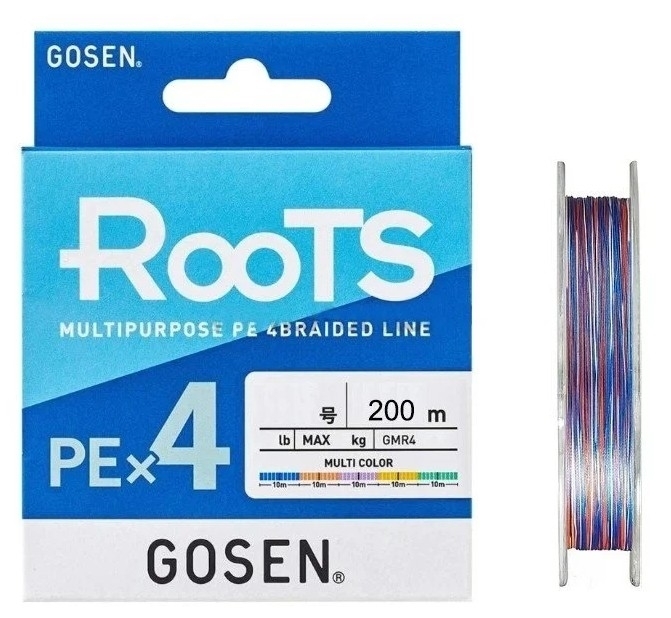Gosen Roots 4B Multicolor 200m İp Misina