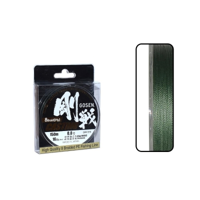 Gosen W8 Casting 8B Green 150m İp Misina - 1