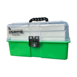 Isora 14 Gözlü Yeşil Balıkçı Kutusu - İsora