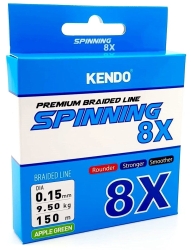 Kendo Spinning 8X Fighting 150m Apple Green İp Misina - Kendo