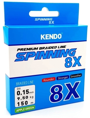 Kendo Spinning 8X Fighting 150m Apple Green İp Misina - 1