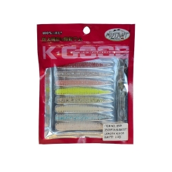 Mutant 3509 Bugbao 8 Renk Mix Set 6cm Aromalı LRF Silikon Yem - Mutant