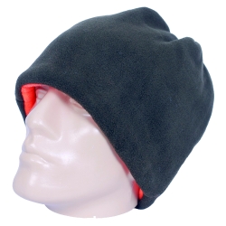 Remixon Çift Taraflı Polar Turuncu-Yeşil Bere - Remixon