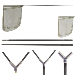 Remixon CLND-01 85cm 180cm 2 Parça İp Torlu Sazan Kepçe - Remixon