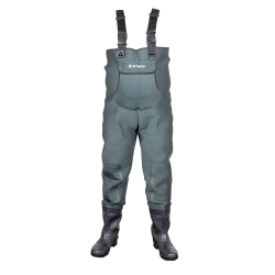 Remixon Neopren Yeşil PVC Bot Tulum Çizme - 1